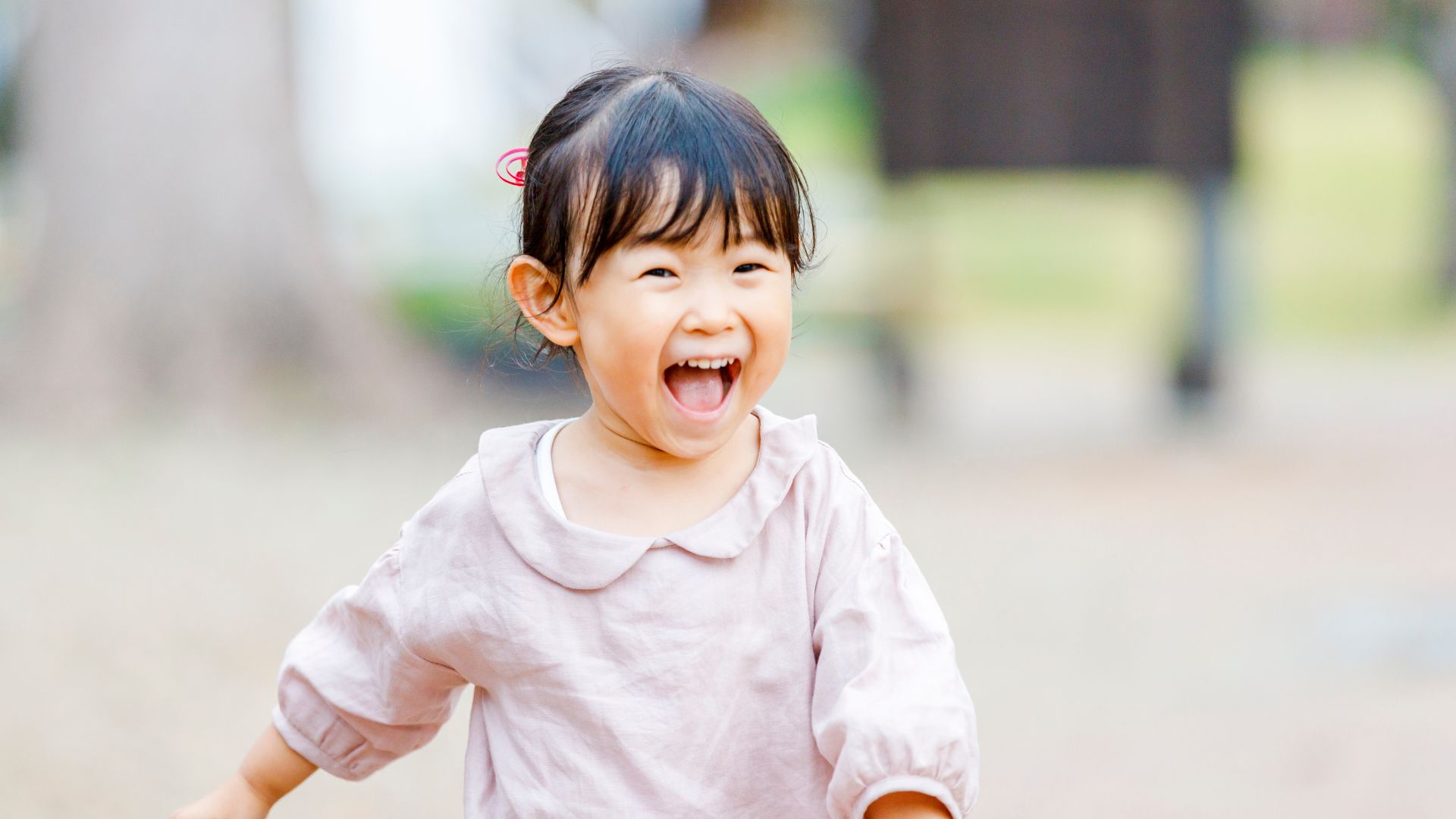 朝の登園の様子